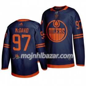 Dresovi Edmonton Oilers Connor McDavid 97 Adidas 2019-2020 Plava Authentic - Muške